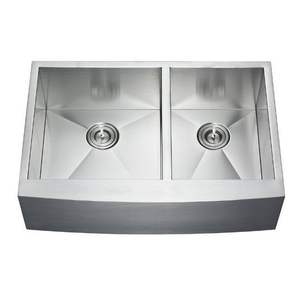 Sfc SFC AP3320BL Apron Double Bowl Kitchen Sink; 32.875 x 22.25 x 10 in. AP3320BL